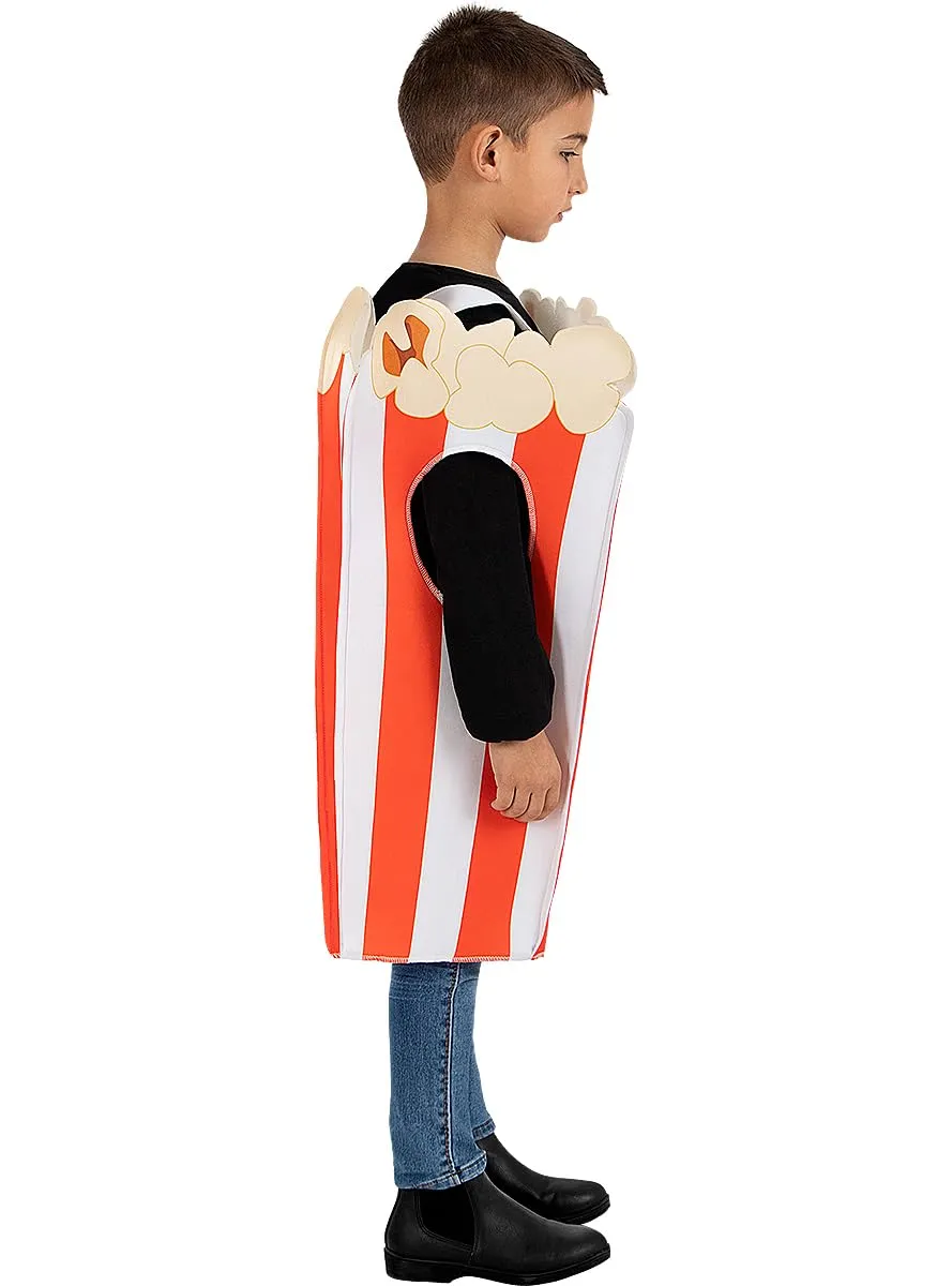 Funidelia Popcorn costume bambini 3-6 anni bianco cibo