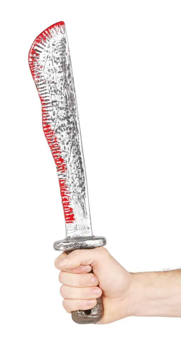 P'tit Clown machete scherzo finto 31 cm Halloween