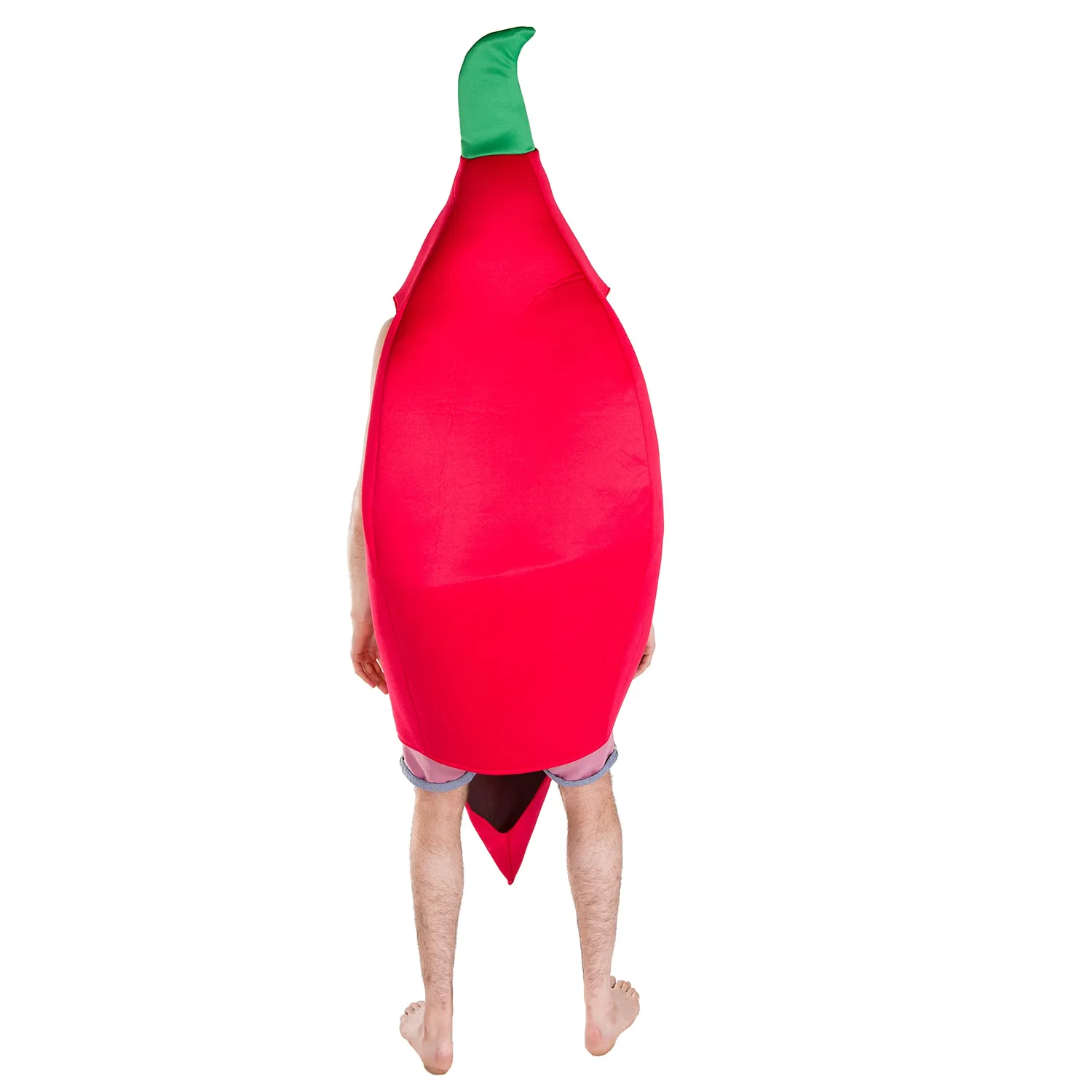 Bodysocks costume peperoncino adulto taglia unica rosso