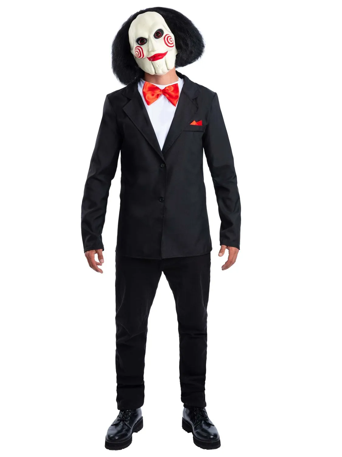 Smiffys Saw Jigsaw kit costume uomo M giacca maschera horror