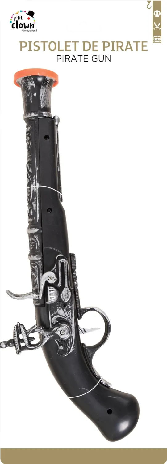 P'tit Clown 95022 pistola pirata 35 cm multicolore