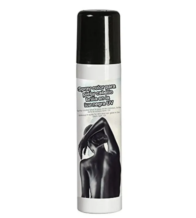 Fiestas Guirca Spray Nero 75 ml trucco viso corpo capelli