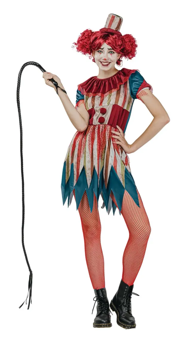 P'tit Clown Vintage costume clown donna per Halloween