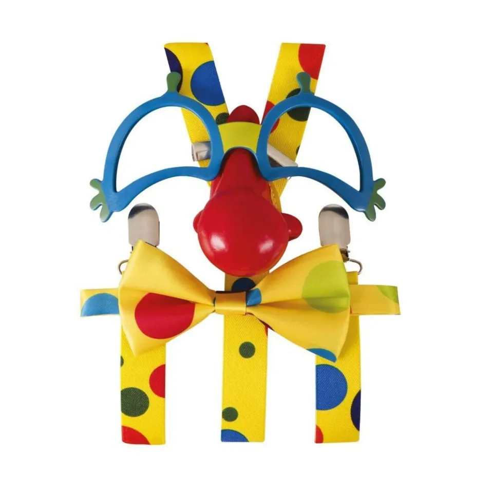 P'tit Clown 66638 set accessori multicolore per costume adulto
