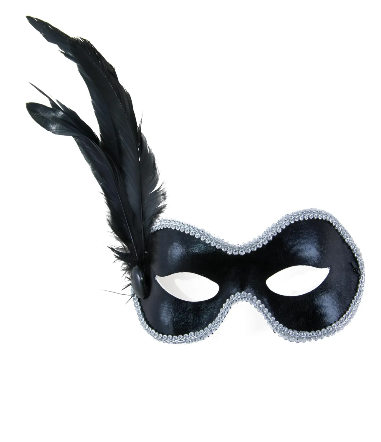 P'tit Clown Lupo maschera donna con piume