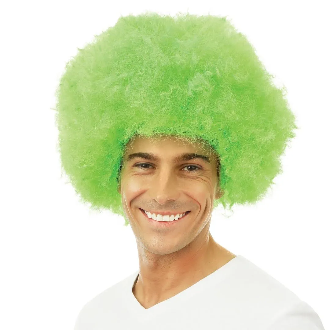 P'tit Clown Willy Afro parrucca verde riccia