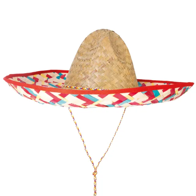 P'tit Clown 95417 Sombrero Cappello Paglia Adulto Multicolore