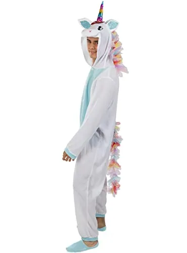 Funidelia Unicorno Blu Costume Adulto L-XL bianco