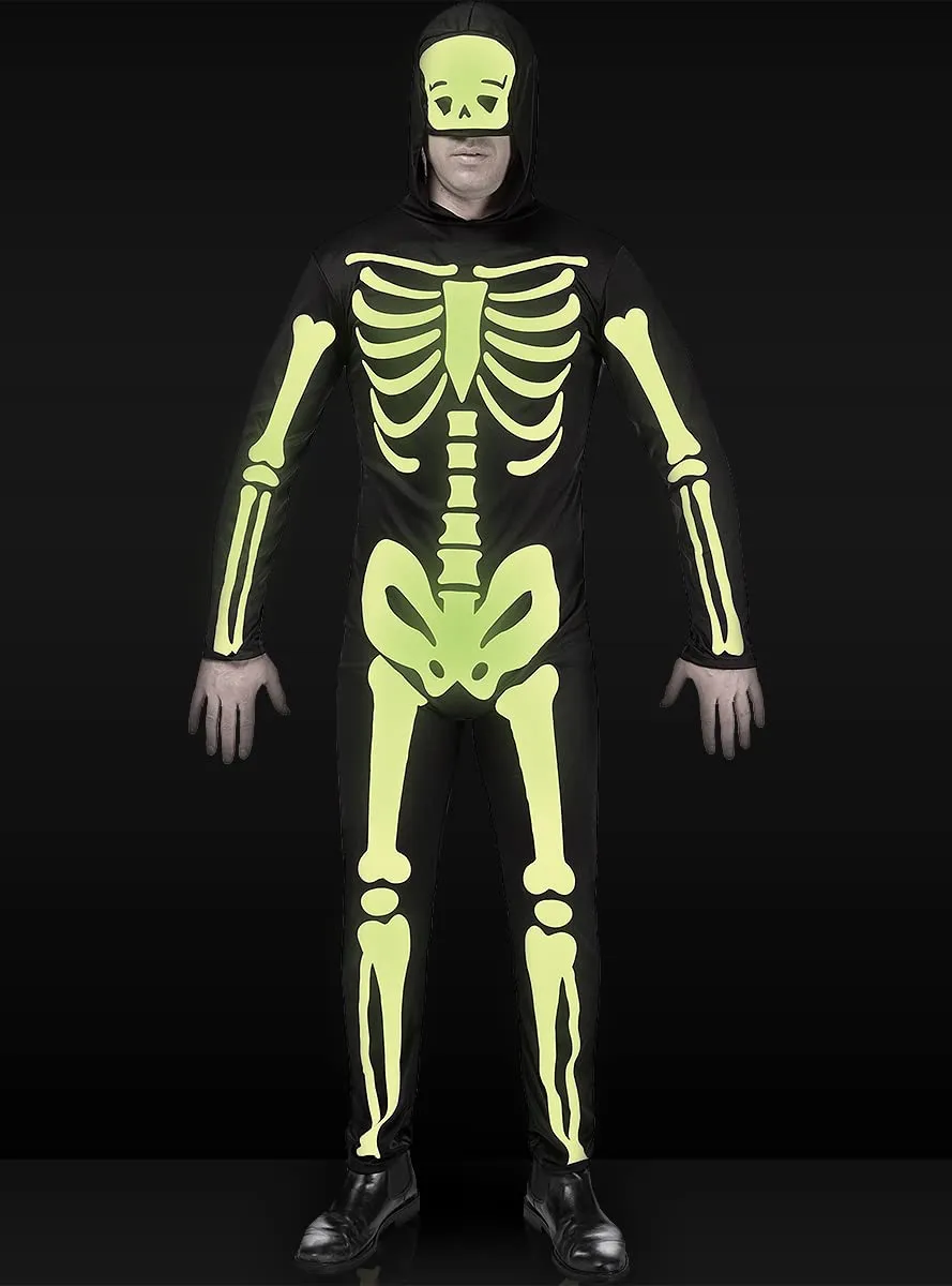 Funidelia Scheletro costume uomo nero horror Halloween