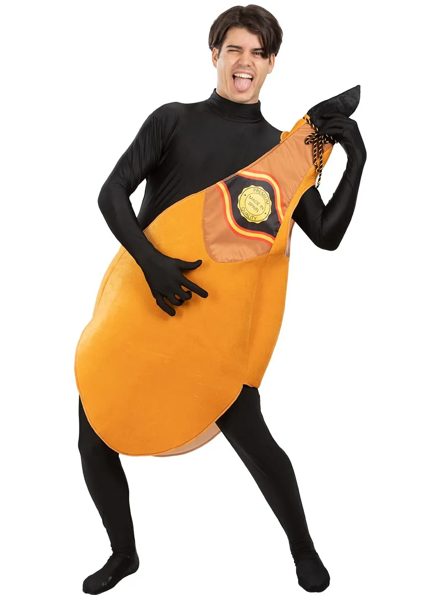 Funidelia Costume da prosciutto adulto taglia unica marrone