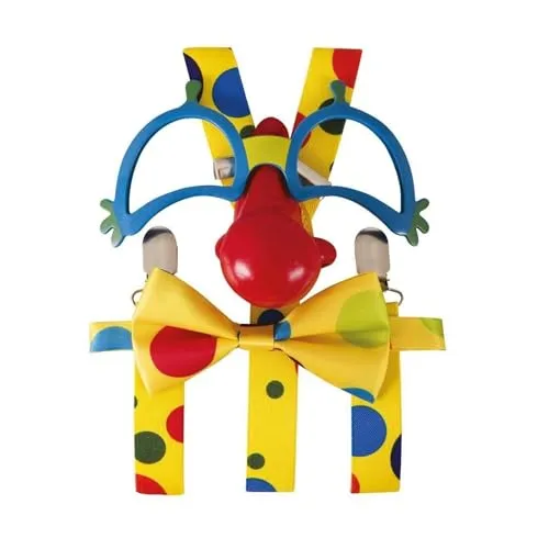 P'tit Clown 66638 set accessori multicolore per costume adulto