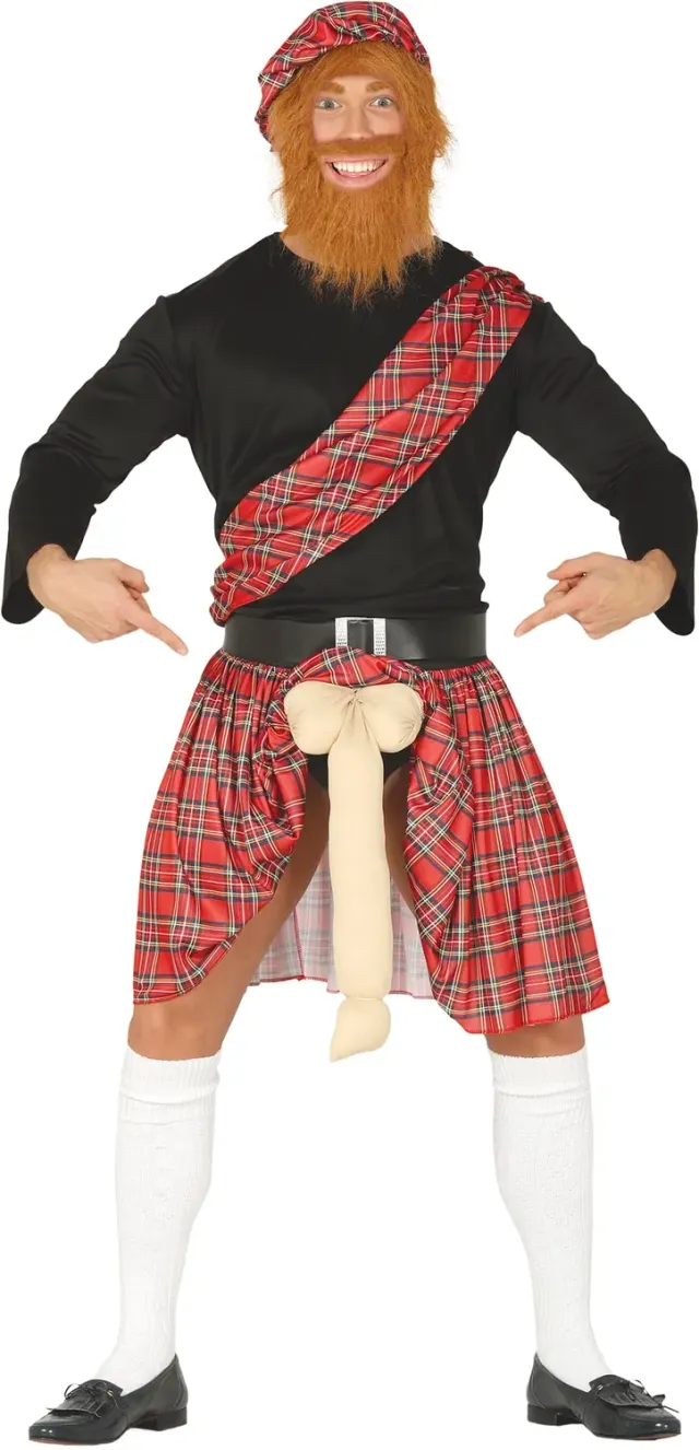 Guirca costume scozzese uomo 48-50 M scherzo