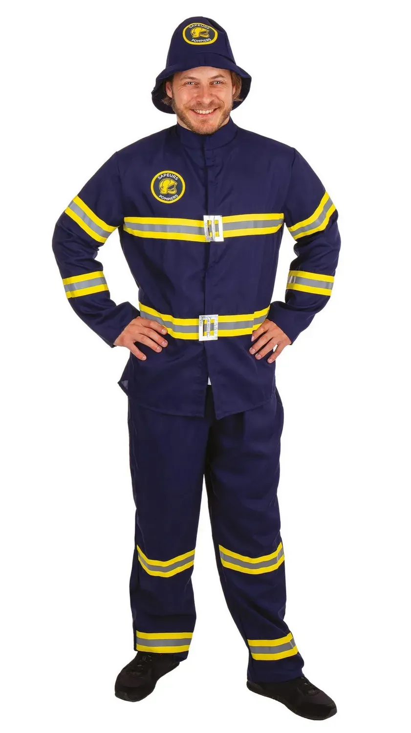 P'tit Clown re21097 costume pompiere adulto L/XL