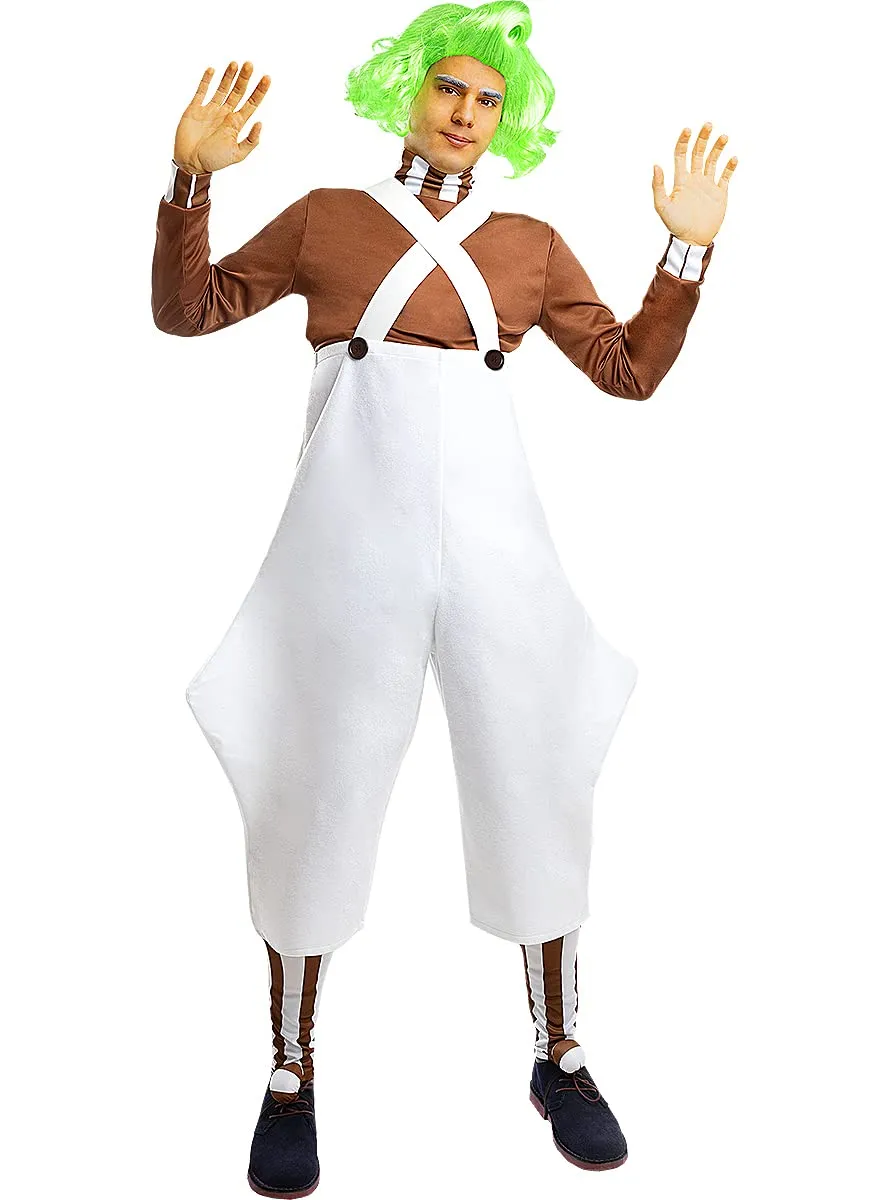 Funidelia Oompa Loompa Fabbrica Cioccolato costume M bianco