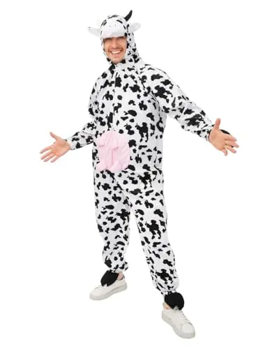 P'tit Clown mucca costume adulto tuta L-XL