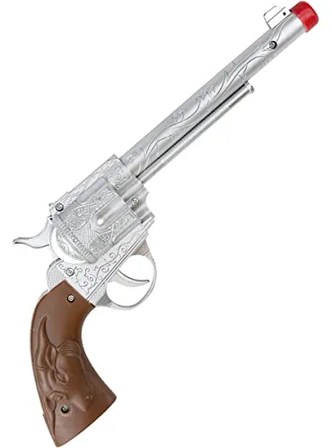 Funidelia Cowboys pistola da cowboy 28 cm marrone
