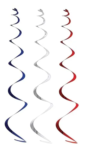 P'tit Clown 22400 Spirali Blu Bianco Rosso Set 6 Pezzi