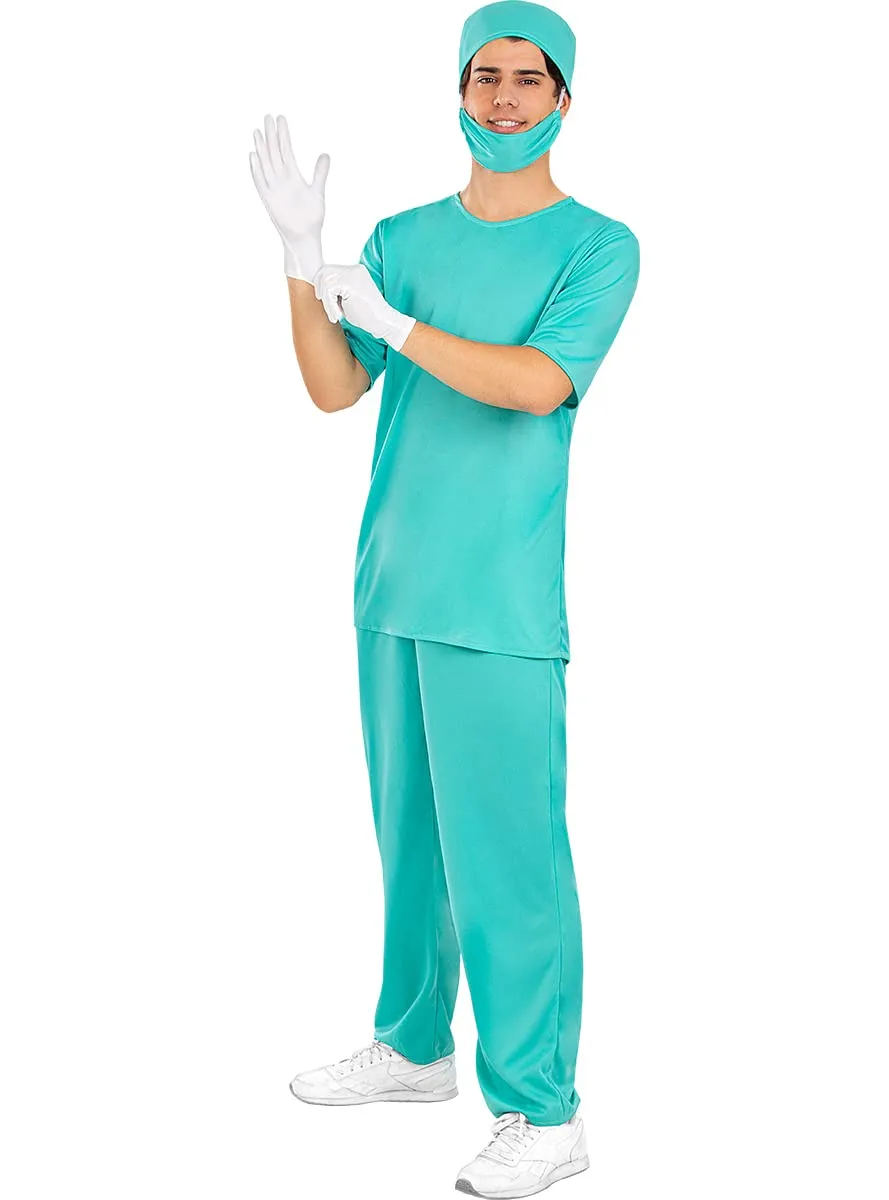 Funidelia Medico costume adulto M-L azzurro chirurgo