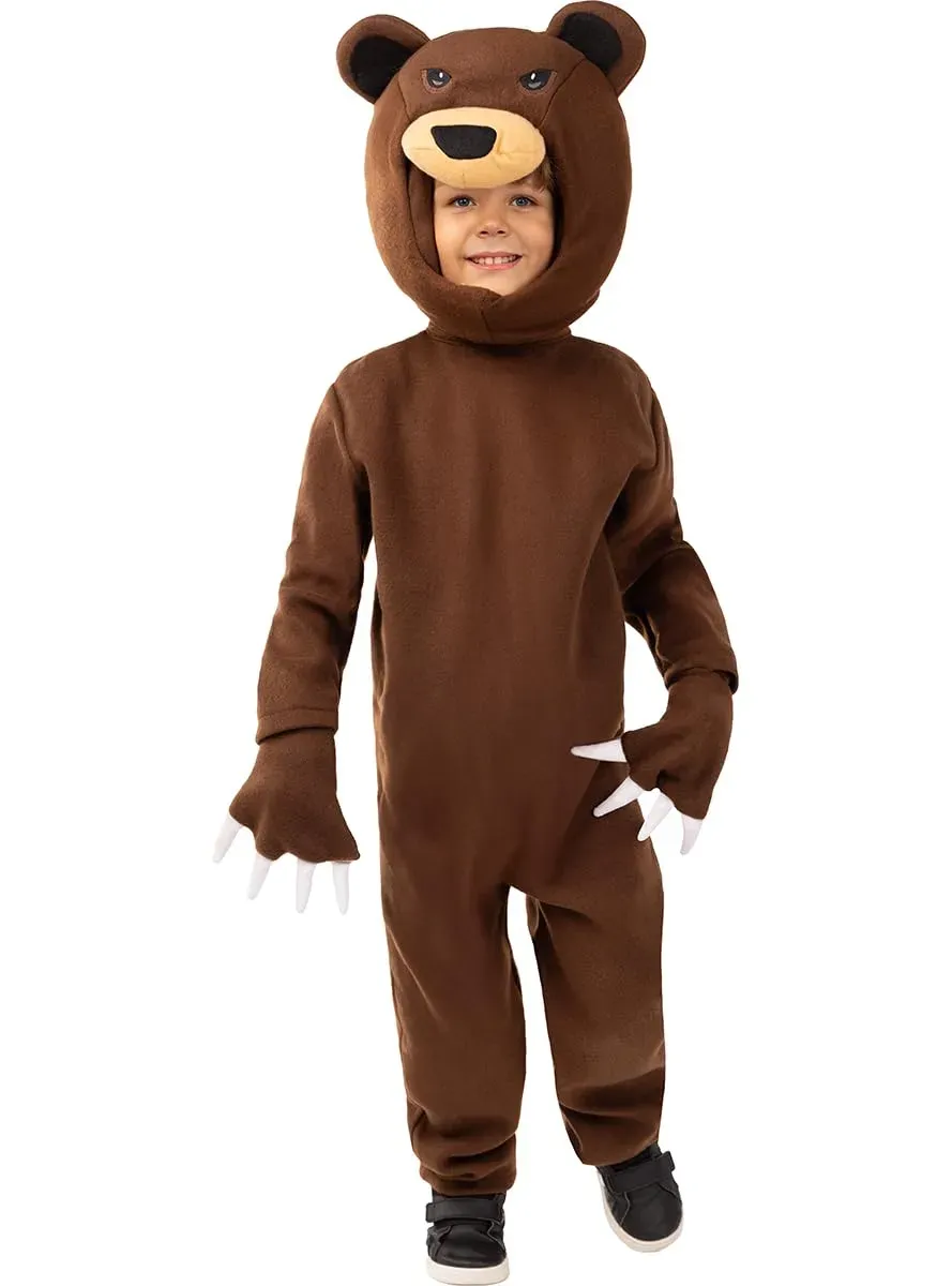 Funidelia Orso Bruno costume bambino 10-12 anni nero