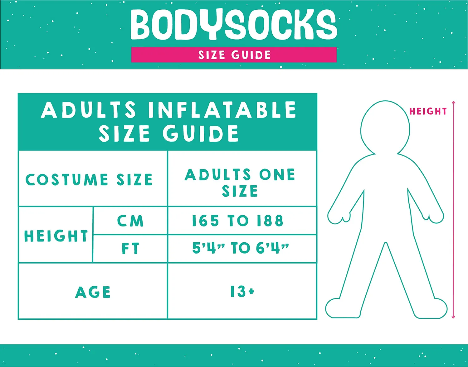 Bodysocks Ape Costume Gonfiabile Adulto con Cappello