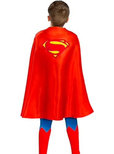 Funidelia Mantello Superman Bambino Accessorio Rosso