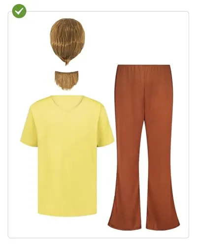 Funidelia Shaggy Scooby Doo costume uomo M-L con parrucca