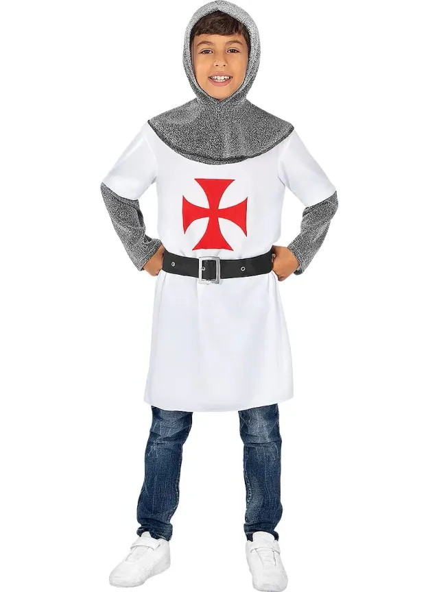 Funidelia Cavaliere Templari costume bambino grigio