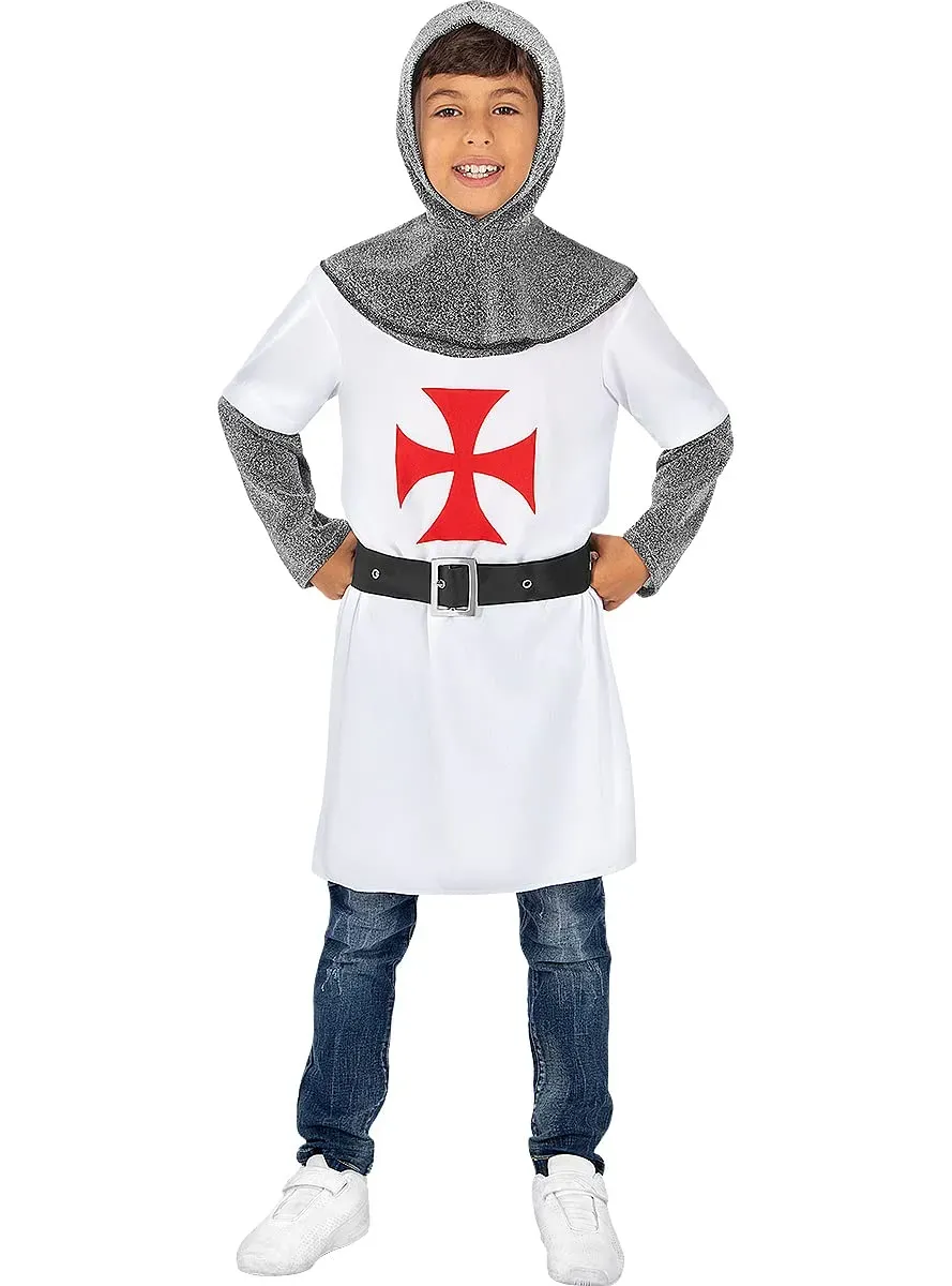 Funidelia Cavaliere Templari costume bambino grigio