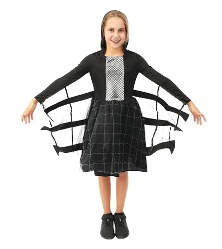 P'tit Clown Ragno costume bambino 5-6 anni nero
