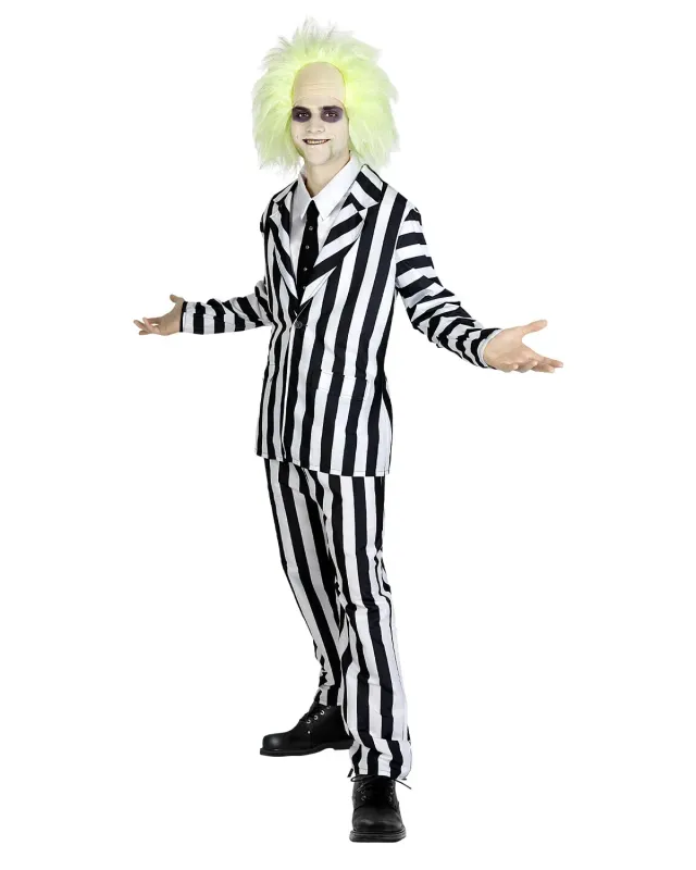 Funidelia Beetlejuice Costume Uomo XS con Giacca Horror