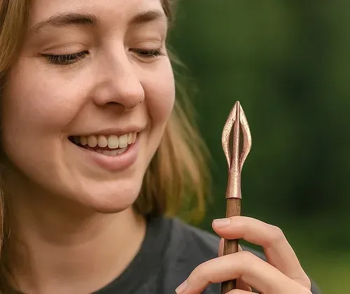 La Bottega di Merlino Romana punta di freccia bronzo 4,28 cm