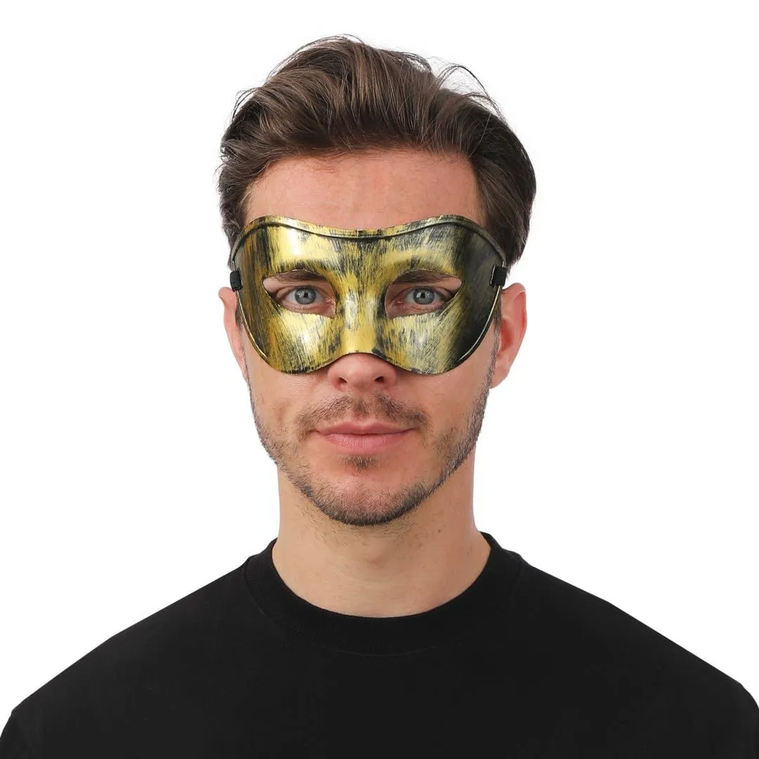 P'tit Clown 23383 maschera veneziana oro adulto