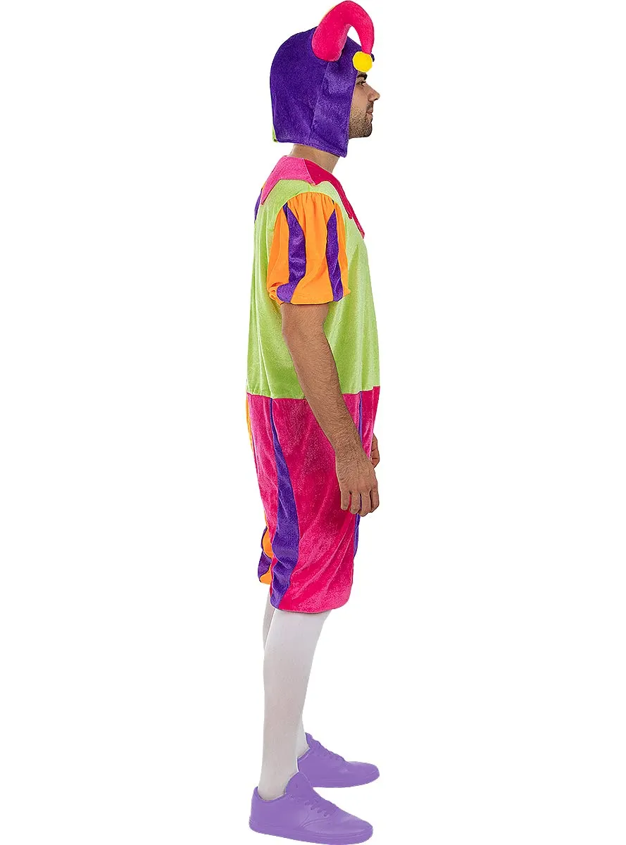 Funidelia Giullare costume uomo S grigio circo