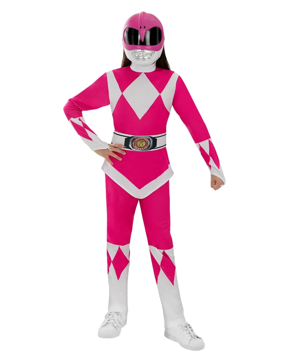 Funidelia Costume Power Ranger Rosa Bambina 7-9 Anni