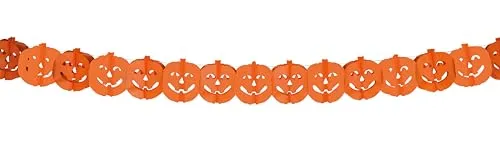 P'tit Clown Ghirlanda zucca arancione 300 cm Halloween