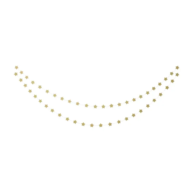 P'tit Clown RE22605 ghirlanda mini stelle oro 3 m