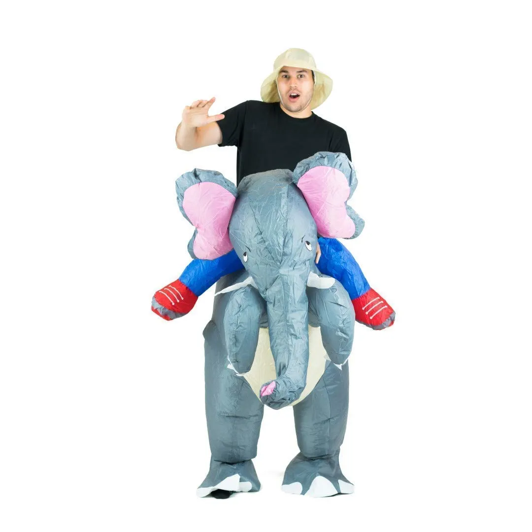 Bodysocks Elefante Costume Gonfiabile Adulto Cavalcabile