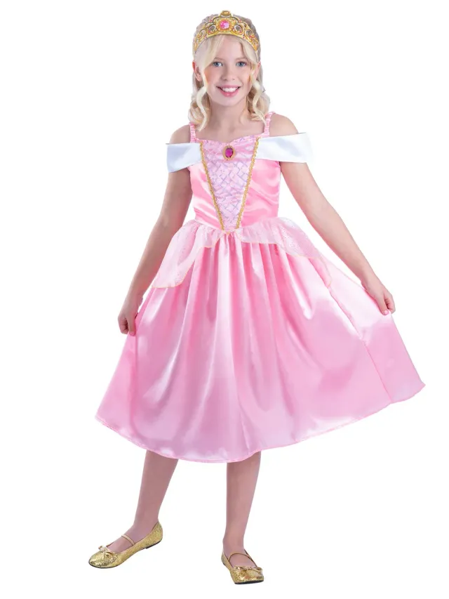 Smiffys Sleeping Princess costume principessa rosa 4-6 anni