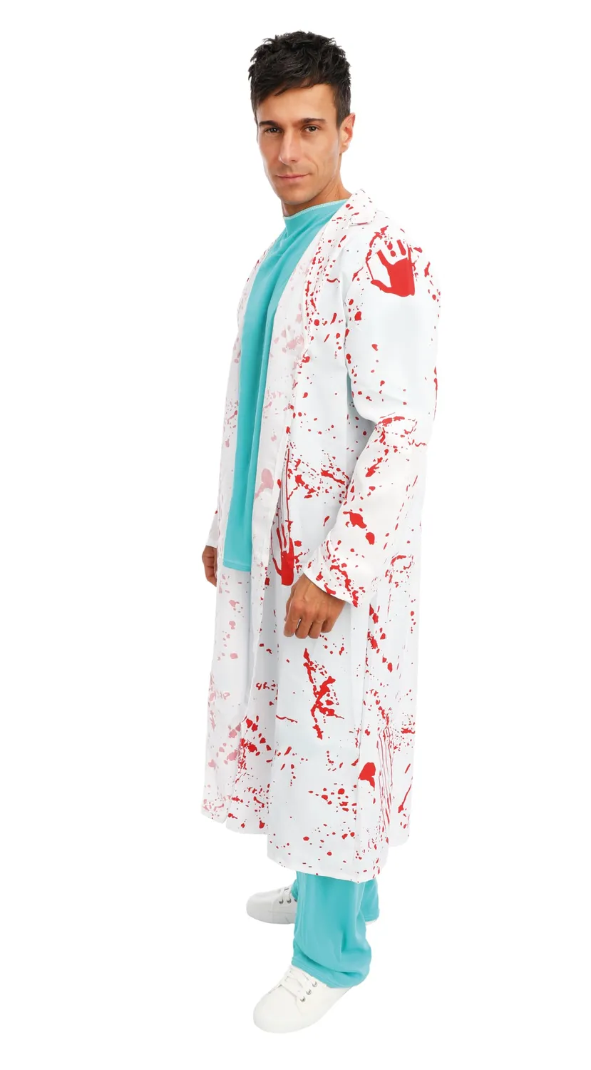P'tit Clown chirurgo insanguinato costume adulto