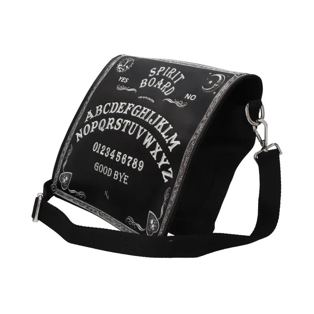 La Bottega di Merlino Ouija borsa tablet tracolla 25 cm rilievo