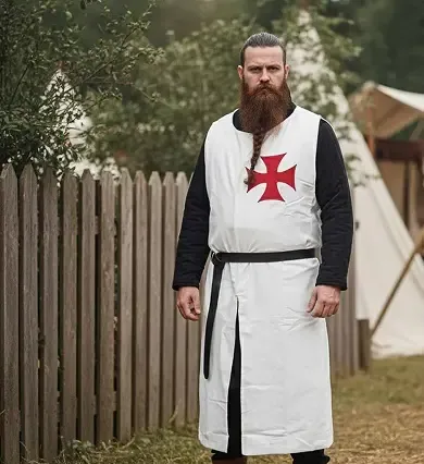 La Bottega di Merlino Tunica templare costume in cotone