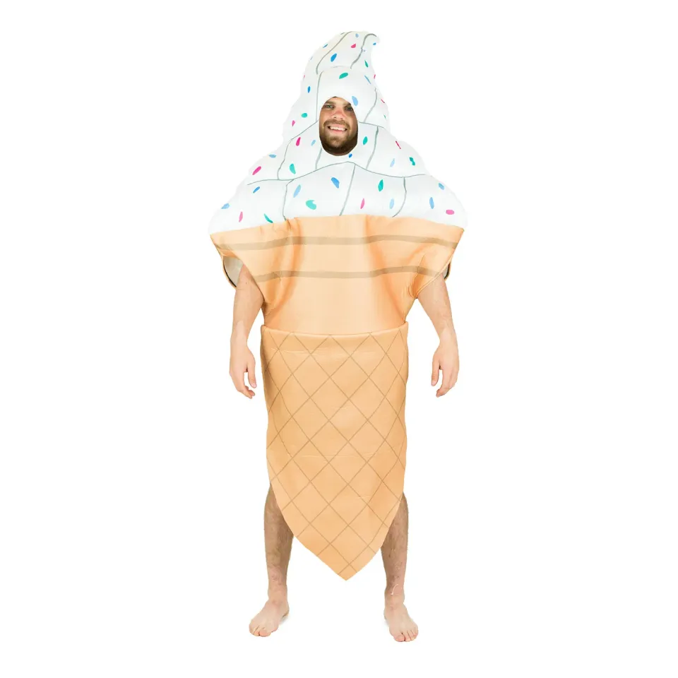 Bodysocks Costume da Gelato per Adulti divertente