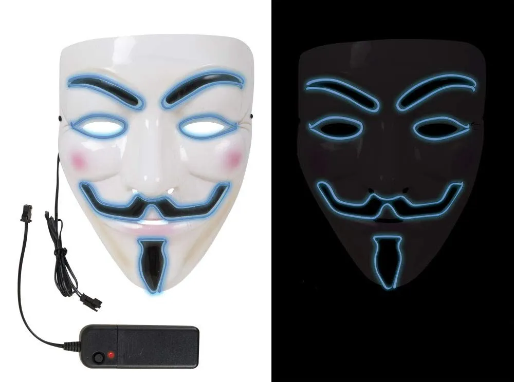 P'tit Clown re44062 Maschera Luminosa Anonima LED