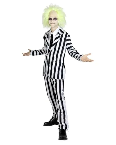 Funidelia Beetlejuice Costume Uomo XS con Giacca Horror