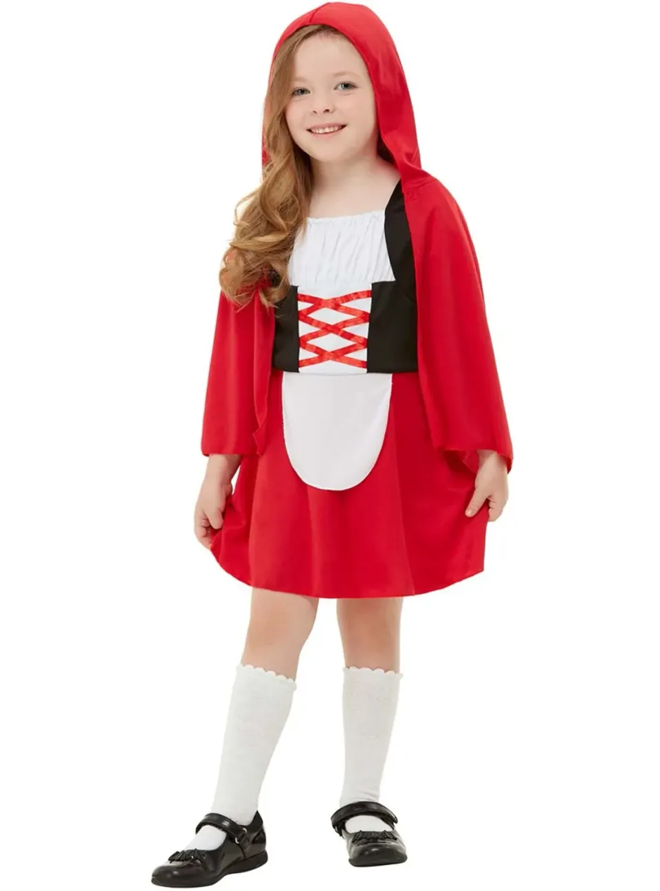 Funidelia Cappuccetto Rosso costume bambina 3-4 anni mantello