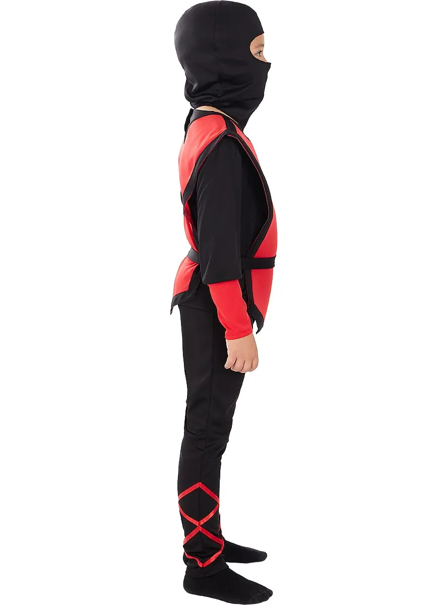 Funidelia Costume Ninja bambino rosso 3-4 anni