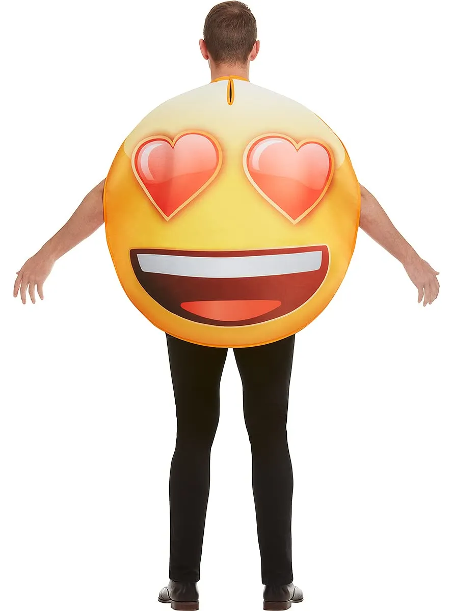 Funidelia Costume Emoji Cuori Giallo Unisex Standard