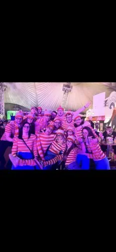 Smiffys Where's Wally Costume uomo 4 pezzi S