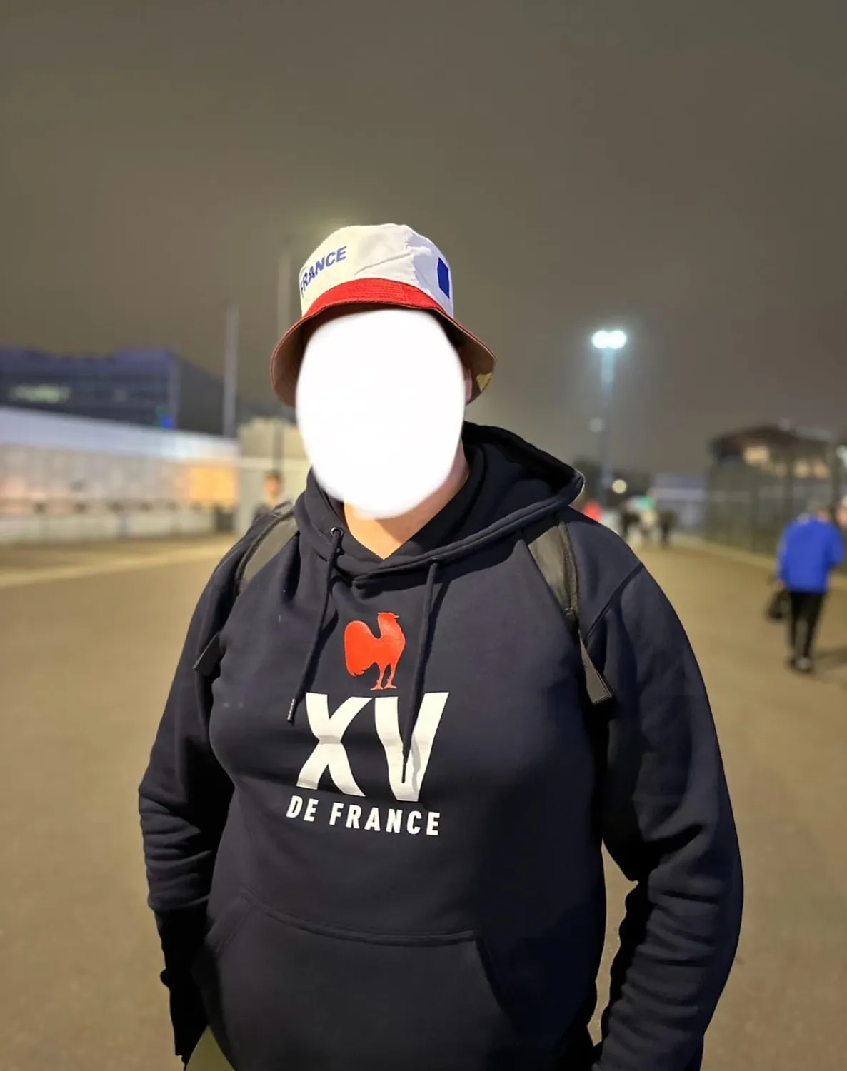 P'tit Clown re40081 cappello bob tessuto tricolore