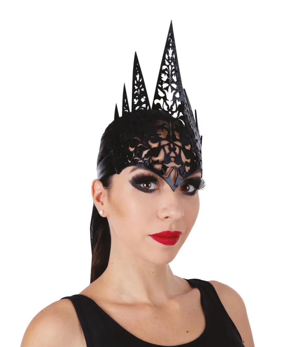 P'tit Clown 22926 Corona Regina Nera per Carnevale